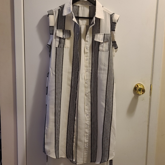 🍒2/$30 Bishop + Young striped tunic / dress - Picture 4 of 10